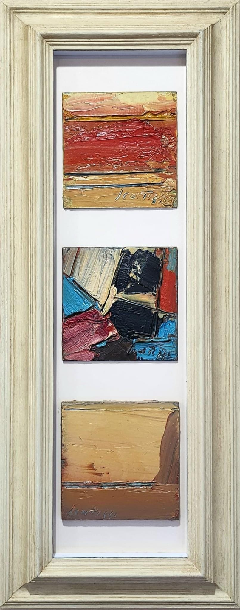 Sergio Scatizzi, Centro rosso - Incrocio - Composizione ocra