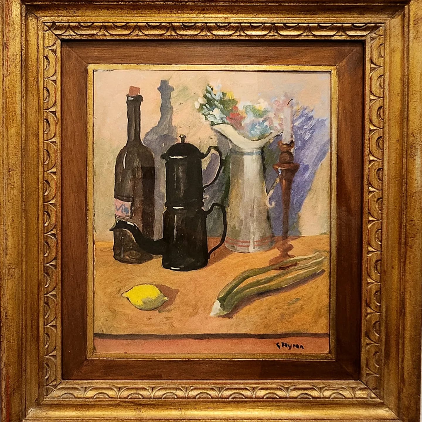 Guido Peyron Natura morta con limone