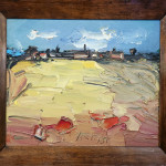 Sergio Scatizzi - "Terre di Maremma", Olio su tavola, cm 60x72,4, 2004